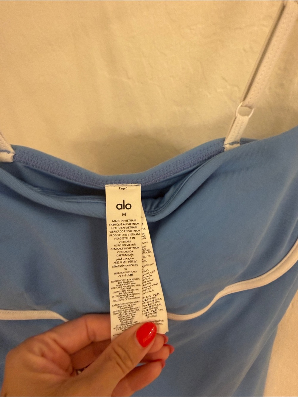 Airbrush Streamlined Dress - Crystal Clear
Blue/White - Picture 4 of 4